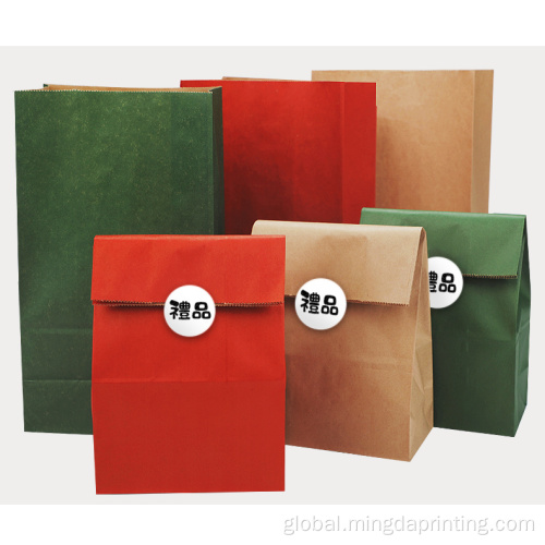 Take-out Paper Bag Customized printing take-out kraft paper bag Supplier